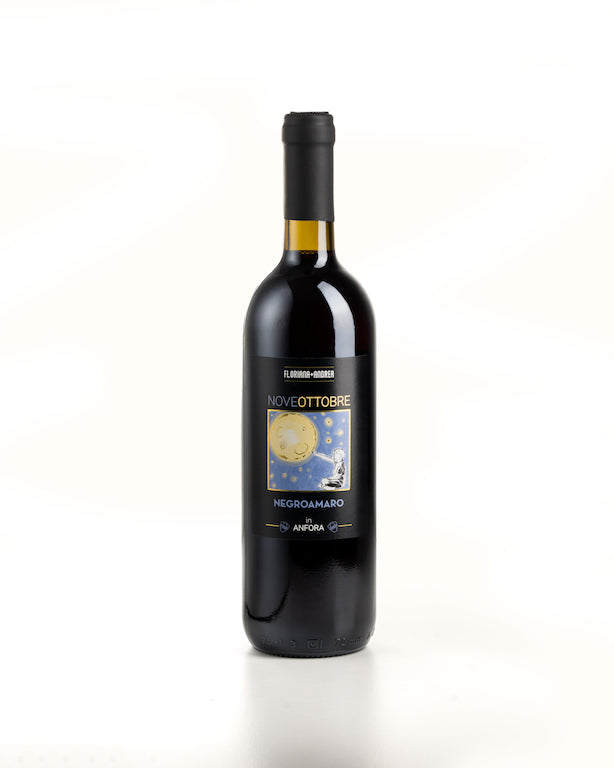 9 Ottobre Vino Negroamaro Salento Rosso Anfora