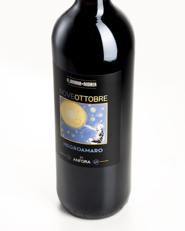 9 Ottobre Vino Negroamaro Salento Rosso Anfora
