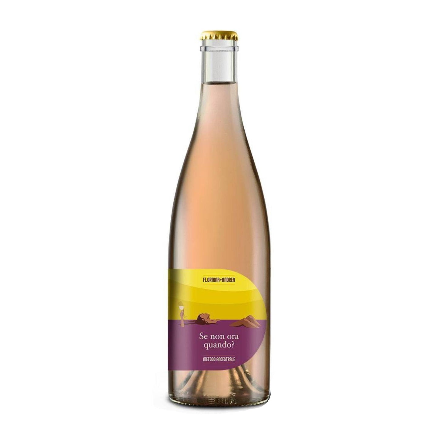se non ora quando? vino negroamaro metodo ancestrale rosè  